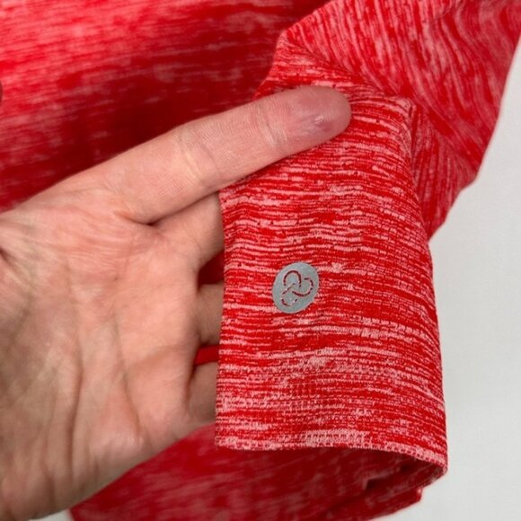 NEW Nordstrom Zella‎ Seamless TShirt Red Couture Melange Boys Size Medium Tee M - Picture 5 of 13